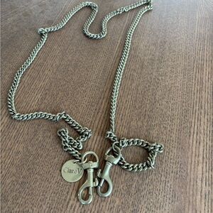 Clare V Bronze Purse Chain Strap